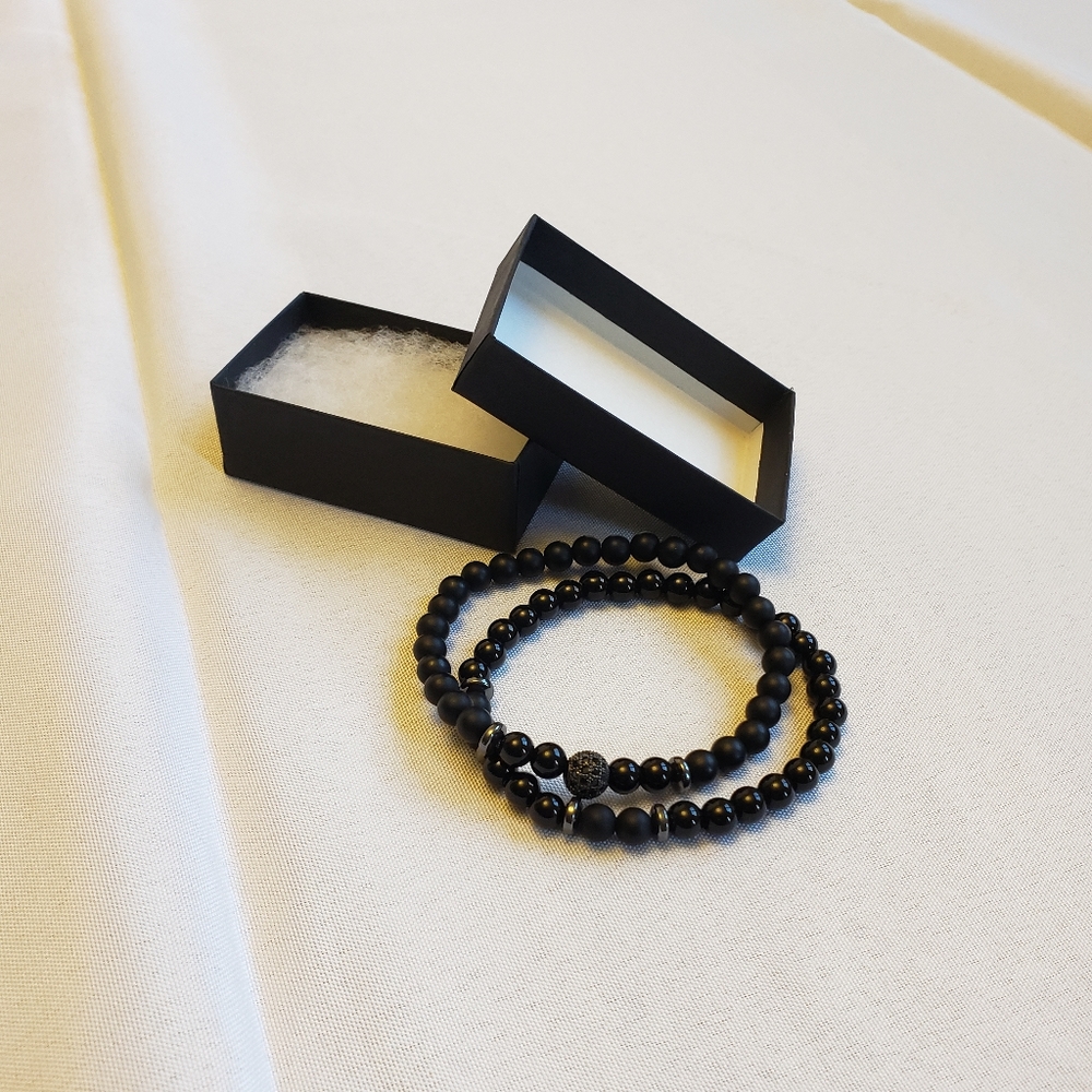 Handmade Natural Stone Beaded Bracelet